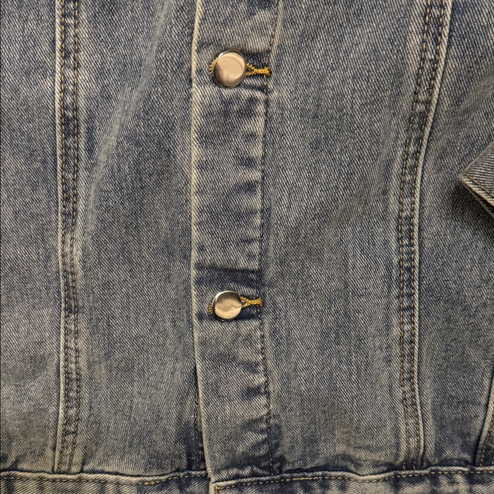 NWT PLT oversized boyfriend Denim Jacket - Picture 5 of 5